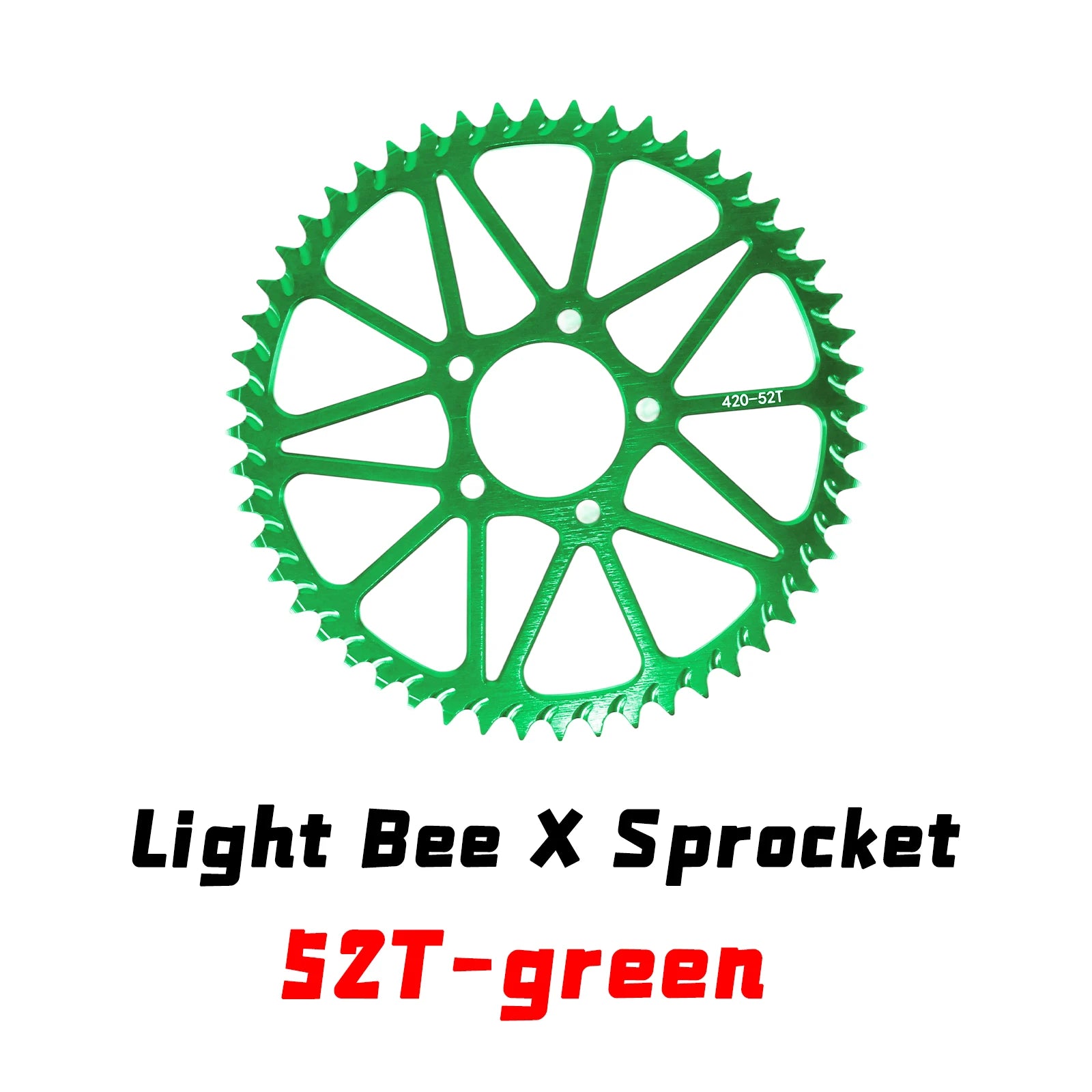 For Surron Light Bee S X Sprocket 48T 52T Tooth Plate Wheel Rear Chain Sprocket for Sur Ron for Segway X160 X260 Motorcycle Part