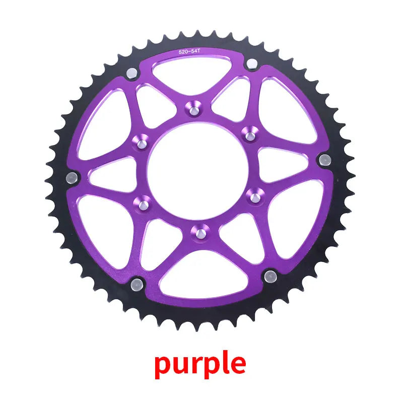 For SURRON Ultra Bee Steel-clad Aluminum 54 Tooth Sprocket Disc Plate E-bike Off-road Dirtbike Motorcycle Accessories for SURRON
