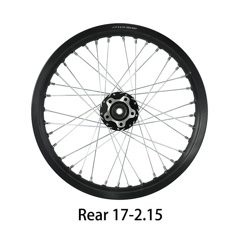 16/17 Inch Electric Bike for Surron Light Bee X Spoked Motorcycle Wheels Rims Set Aluminum Alloy Assembly Off-road Motorcycles