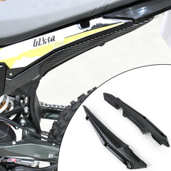 For SURRON Ultra Bee Water Transfer Carbon Fiber Pattern Left Right Frame Lower Left Body E-Bikes for Surron Motorcycles Parts