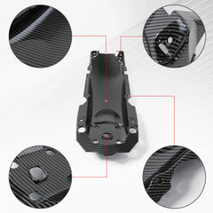 Woodniu Racein Surron Ultra Bee Rear Fender Middle Section - Carbon Fiber Style Seat Fender Mount Base for Surron Ultra Bee Electric Dirt Bike
