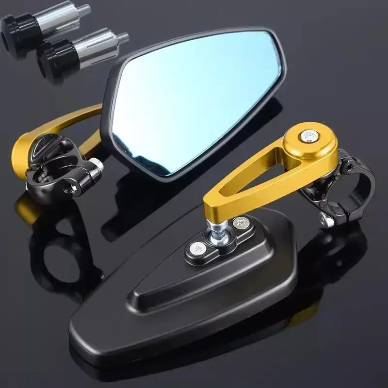 Motorcycle Rearview Handlebar Rearview Mirror For SurRon Light Bee X/S Retro Round Side Mirror for SurRon Motorcycle Accessories