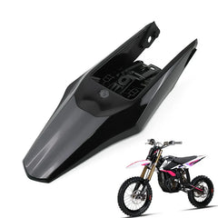 Woodniu Racein Hyper Bee Rear Fender - OEM Rear Mudguard & Tail Fairing for Surron Hyper Bee Electric Dirt Bike (Black/White)