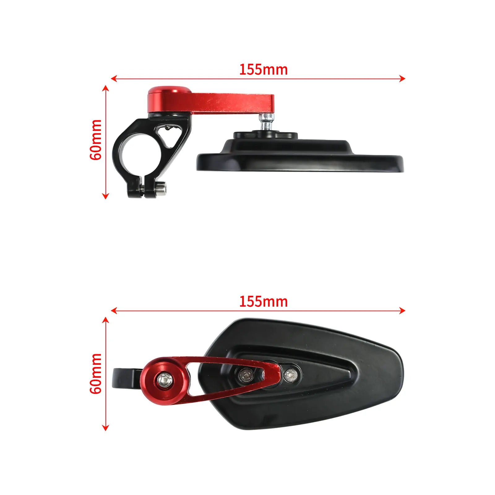 Motorcycle Rearview Handlebar Rearview Mirror For SurRon Light Bee X/S Retro Round Side Mirror for SurRon Motorcycle Accessories