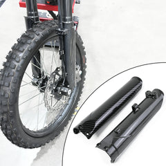 Carbon Fiber Front Fork Protection for SURRON Ultra Bee Front Shock Absorber Guard Protective Water Transfer Surface E-Bike Part