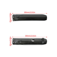 Carbon Fiber Front Fork Protection for SURRON Ultra Bee Front Shock Absorber Guard Protective Water Transfer Surface E-Bike Part