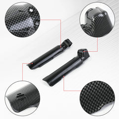 Carbon Fiber Fork Protection Cover Shock Absorber Guard Water Transfer Surface for Sur Ron Light Bee S/X Motorcycle Accessories