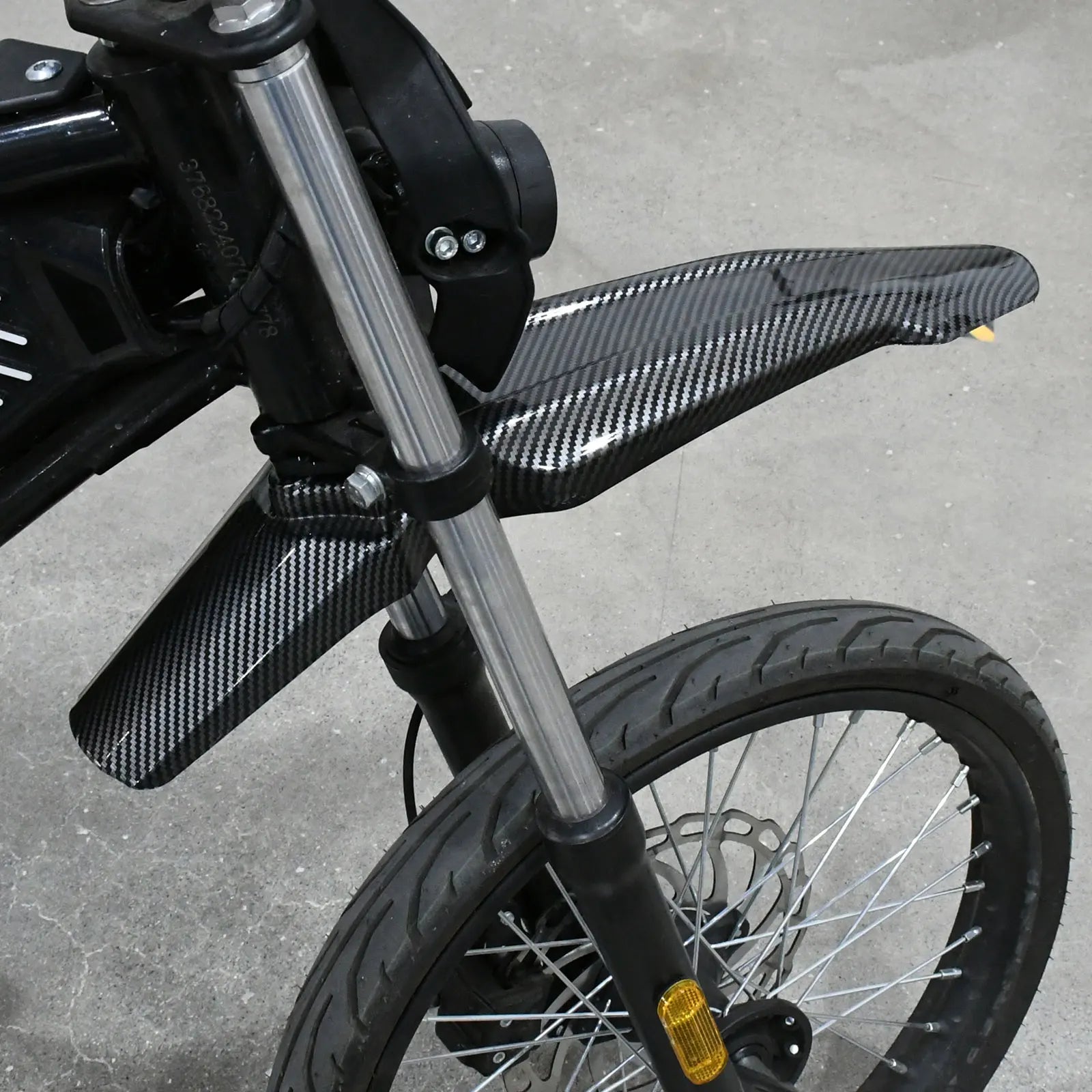 For Zongshen EX1 Motorcycles Fender Electric Dirt Bikes Carbon Fiber Front Mudguard for ZONGSHEN EX1 Motorcycles Accessories