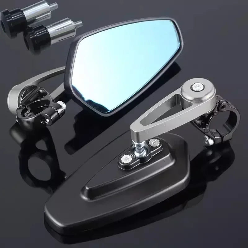 Motorcycle Rearview Handlebar Rearview Mirror For SurRon Light Bee X/S Retro Round Side Mirror for SurRon Motorcycle Accessories