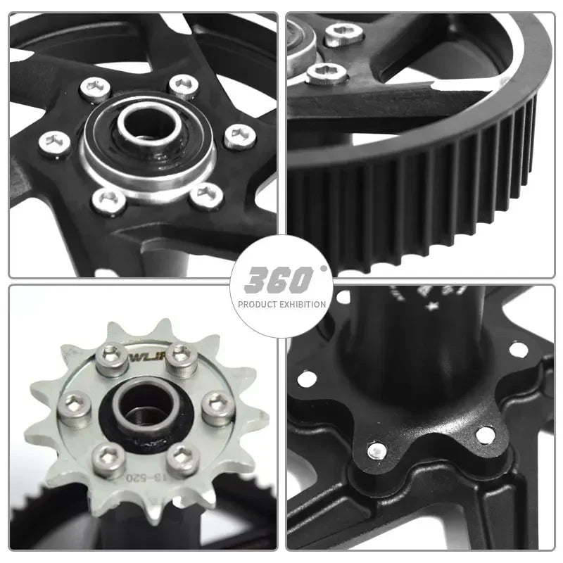 For Surron Ultra Bee Center Shaft Sleeve Assembly Jackshaft UB Mid Shaft Bushing  Primary Drive Belt Rear Pulley Original Parts