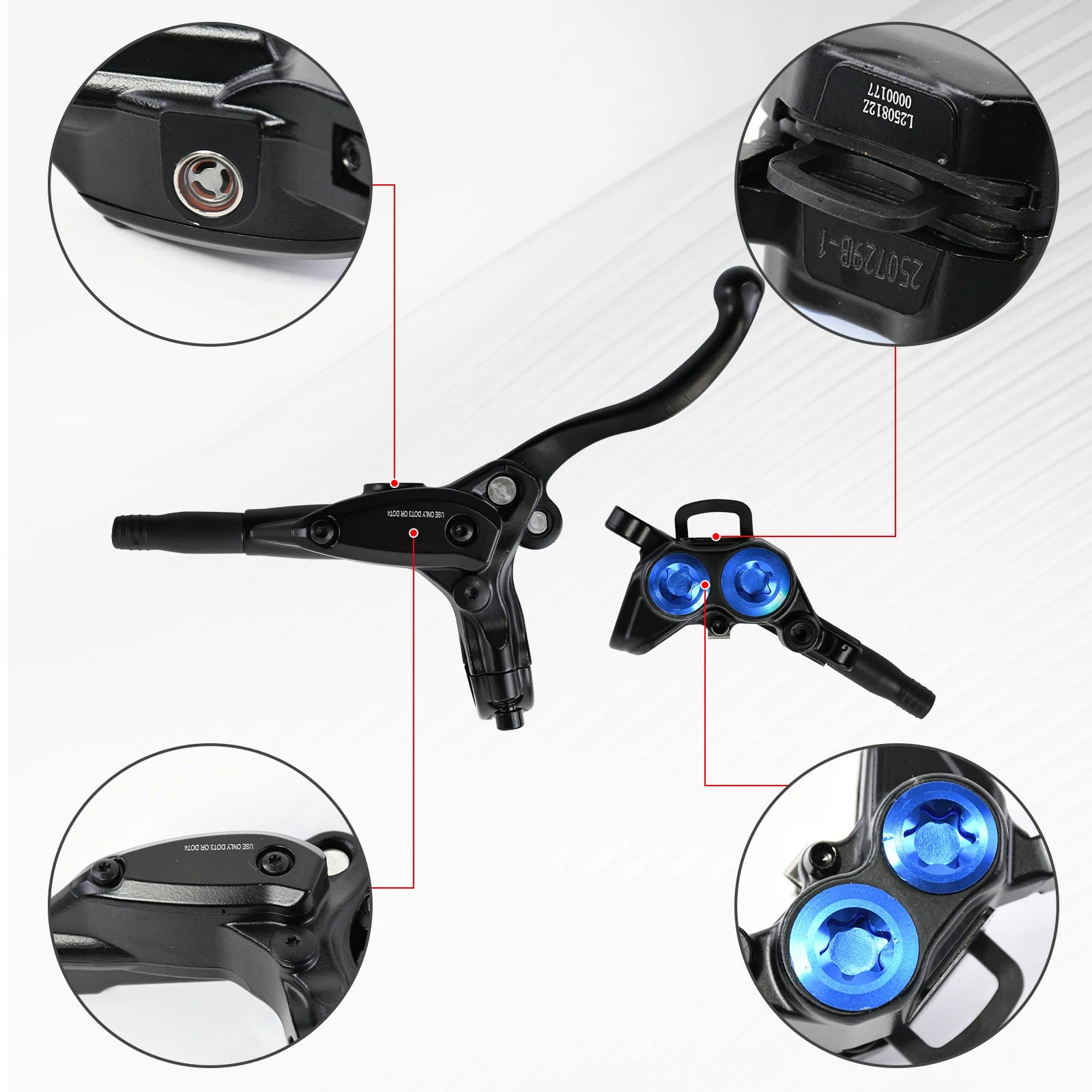 2025 New Integrated Brake Pump System Set for SURRON Light Bee X Brake System Parts for Surron Segway X260 Dirtbike Accessories