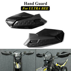 For SURRON Hand Guard Ultra bee Left and Right Hand Guard Carbon Black hand Guard Windshield Brake Handlebar For Surron