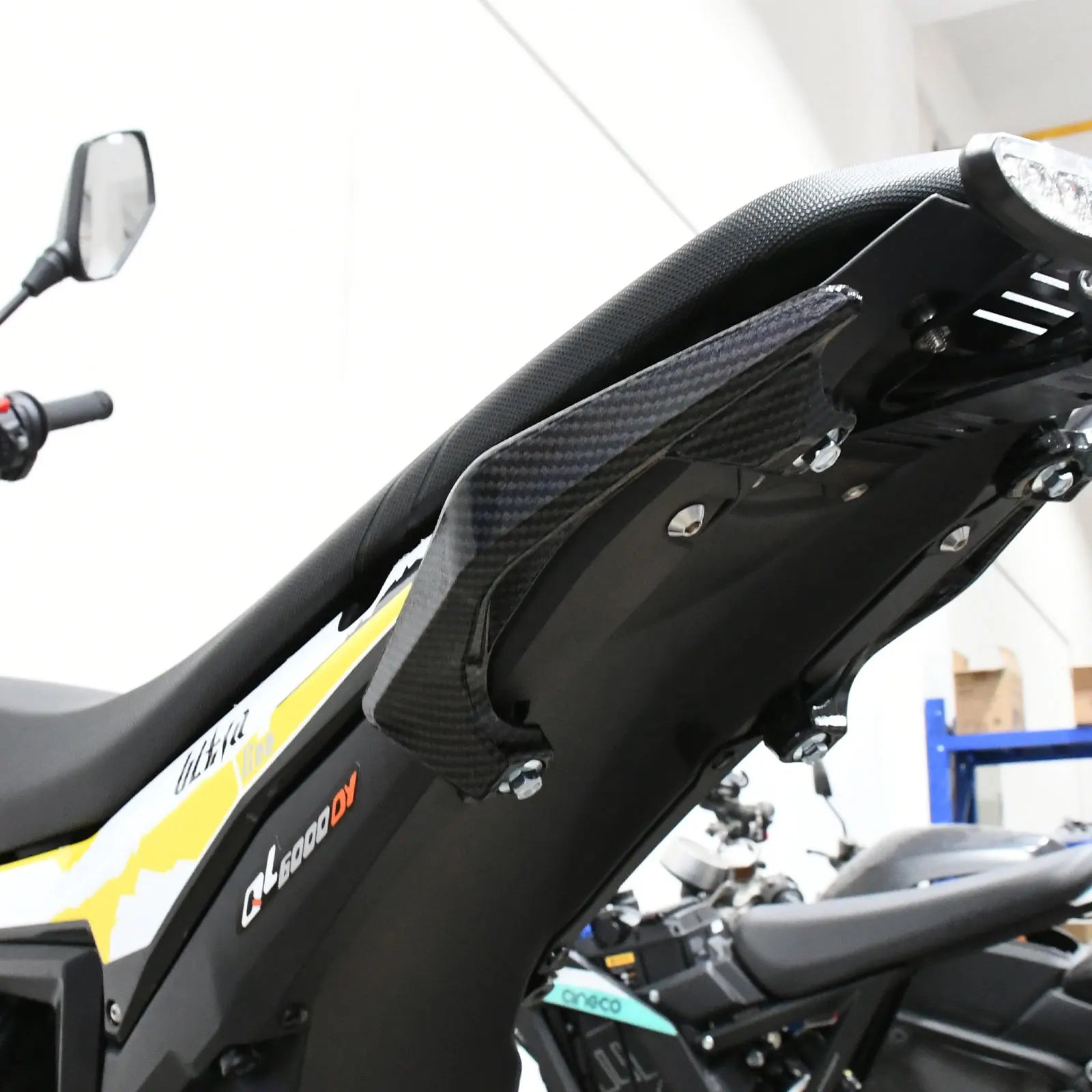 For SURRON Ultra Bee Rear Seat Armrest Water Transfer Printing Glossy Surface for SurRon E-bikes Off-road Motorcycle Accessories