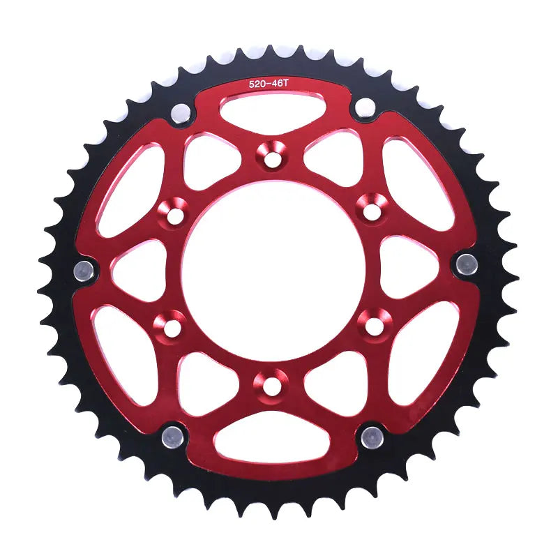 For SURRON Ultra Bee Steel-clad Aluminum 46 Tooth Sprocket Disc Plate E-bikes Off-road Motorcycles Accessories For SURRON