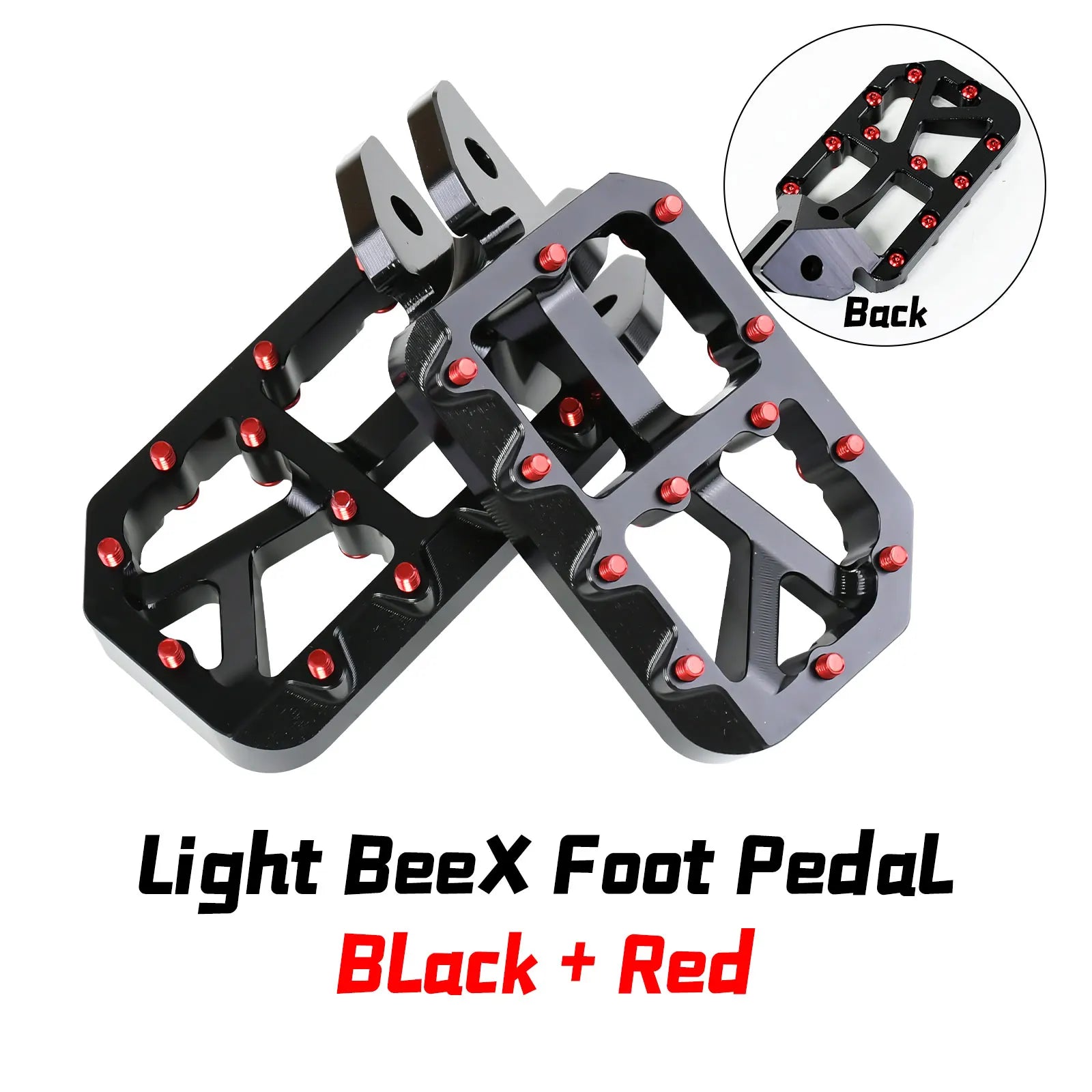 For Light BeeX SegwayX160 X260 2025 New Customized Modified Pedal Silver Foot Pedal Off-Road Electric For Motorcycle Accessories