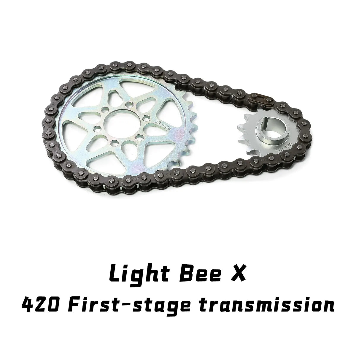 First-level Transmission Chain Gear Set for SURRON Light Bee X Segway X260 X160 Primary Drive Sprocket Set Motorcycles E-bikes
