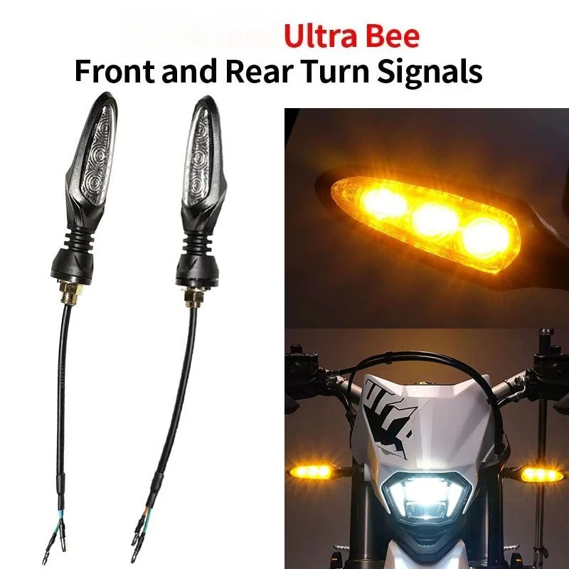 For SURRON Ultra Bee LED Front and Rear Turn Signal OEM Lamp Assemblies Indicator Motorcycle for SUR-RON Motorcycles Accessories