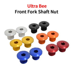 For SURRON Ultra Bee Front Axle Nut Aluminum Alloy Front Wheel Screw E-bikes Off-road for SurRon Motorcycles Accessories