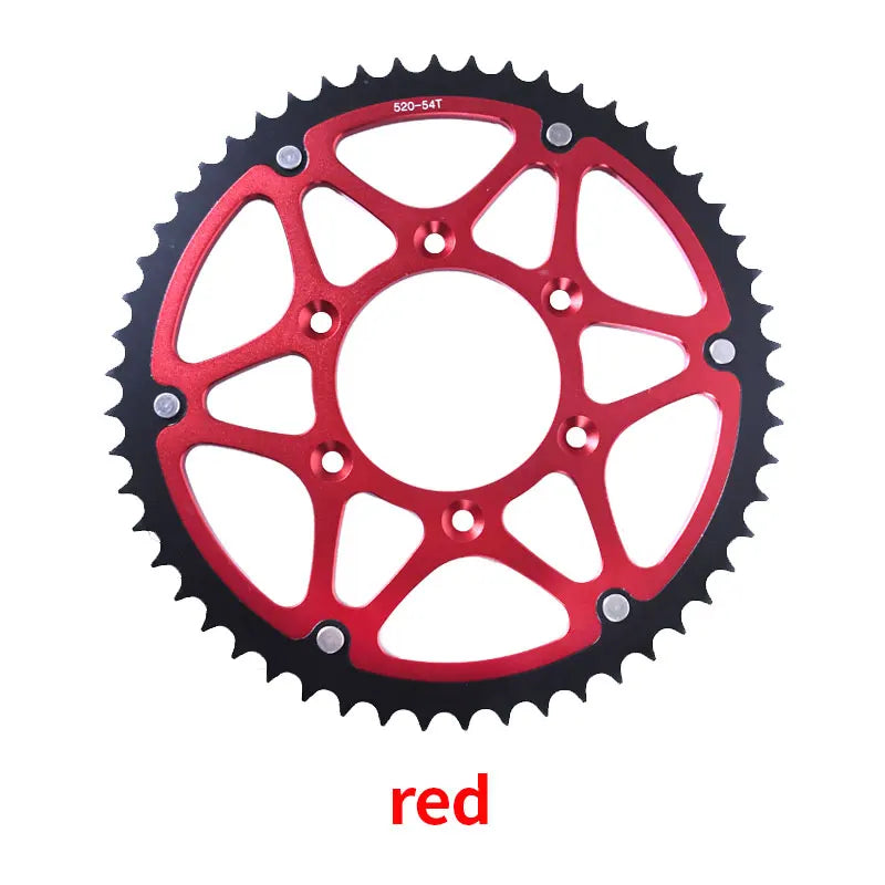 For SURRON Ultra Bee Steel-clad Aluminum 54 Tooth Sprocket Disc Plate E-bike Off-road Dirtbike Motorcycle Accessories for SURRON