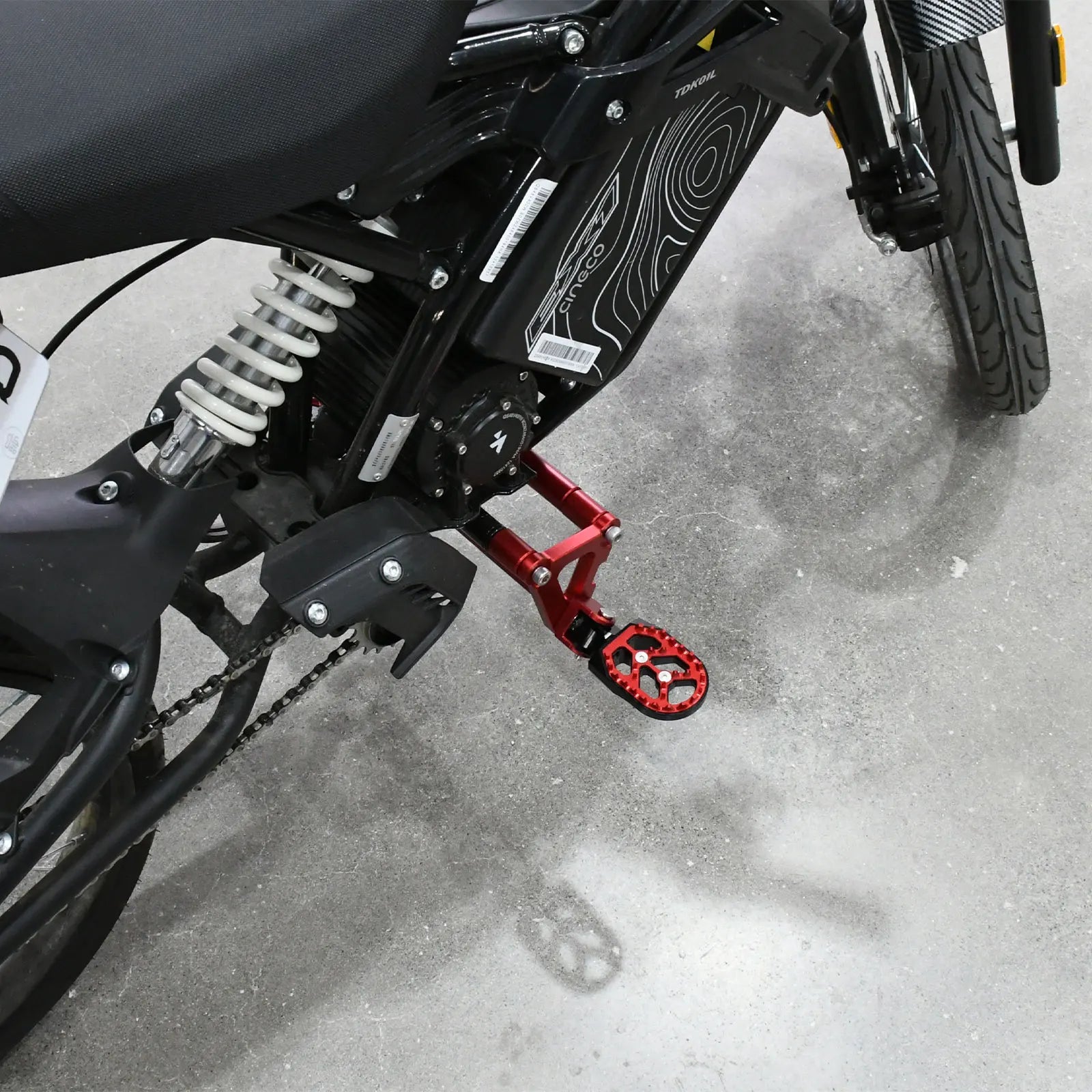 For Zongshen EX1 Foot Pedals Footrest Peg Electric Bicycles Off-road High-quality Footpegs For zongshen Motorcycles Accessories
