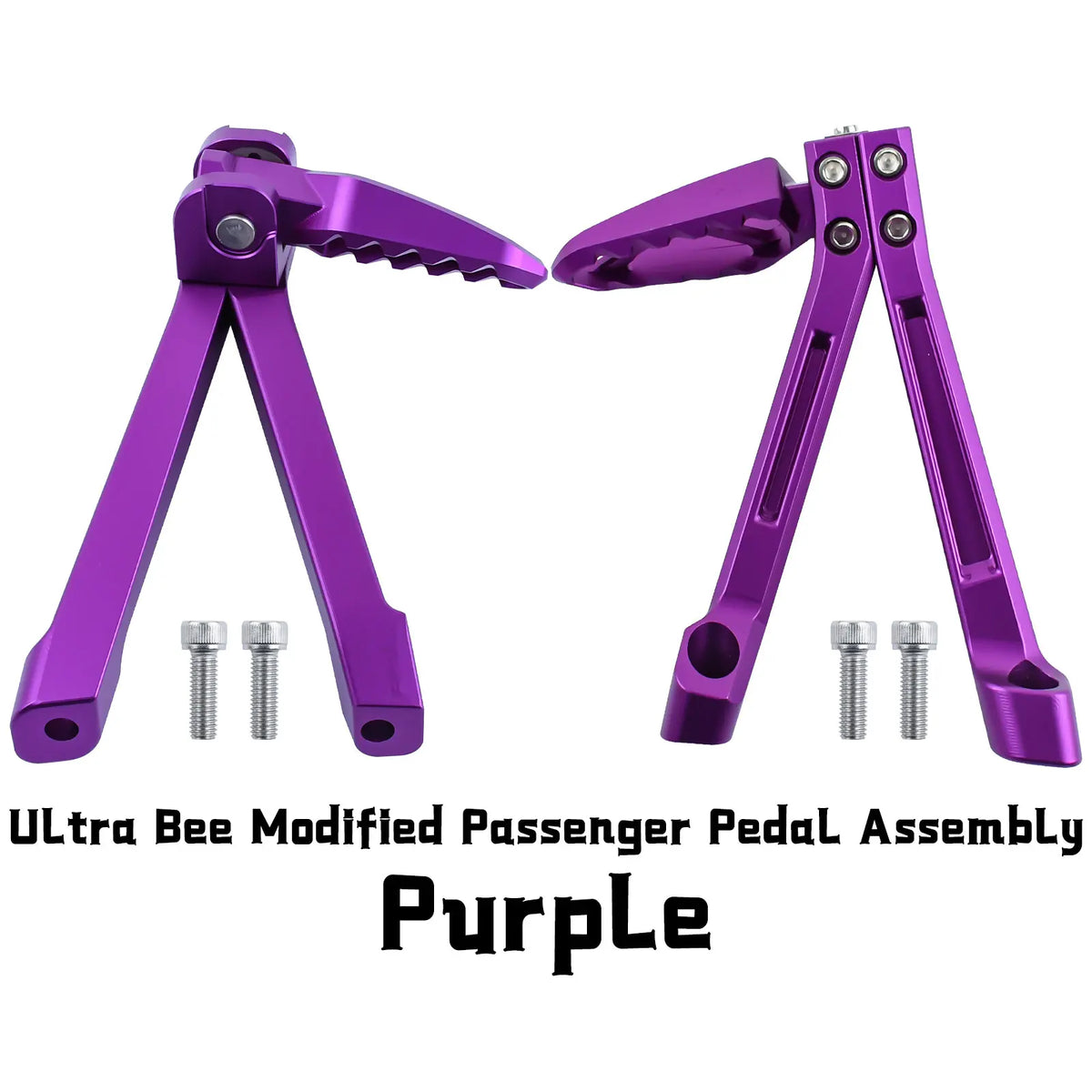 For Surron Ultra Bee Left and Right Rear Footpeg Assemblies Modified Passenger Pedal Electric Bikes Dirt Motorcycles Accessories