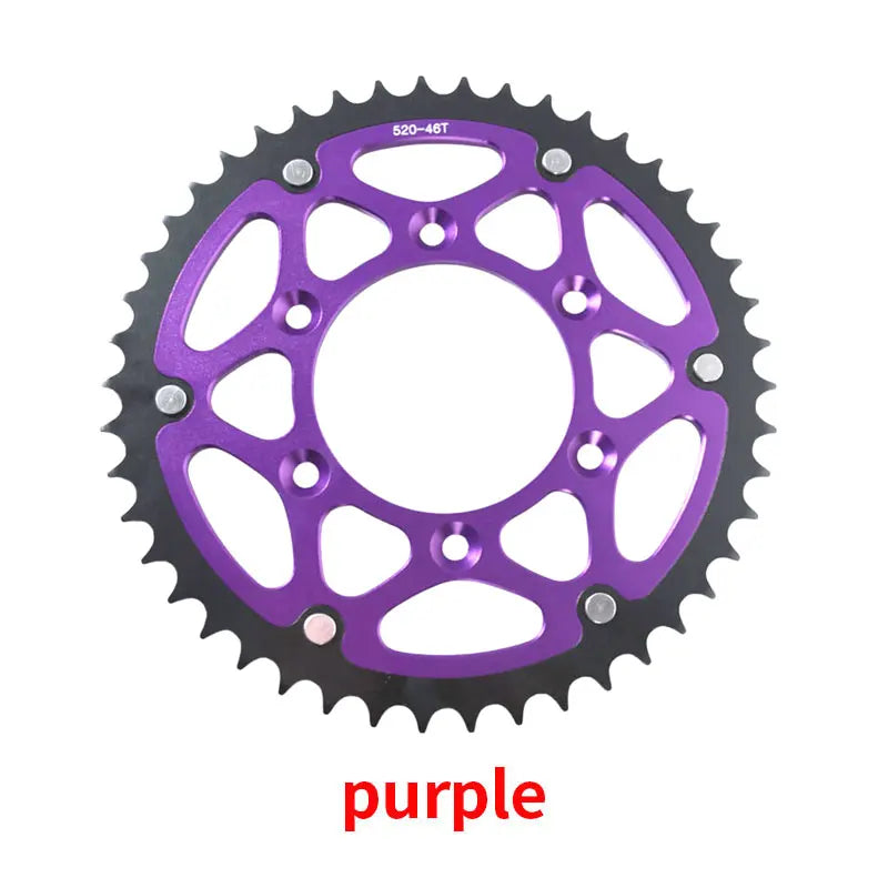 For SURRON Ultra Bee Steel-clad Aluminum 46 Tooth Sprocket Disc Plate E-bikes Off-road Motorcycles Accessories For SURRON