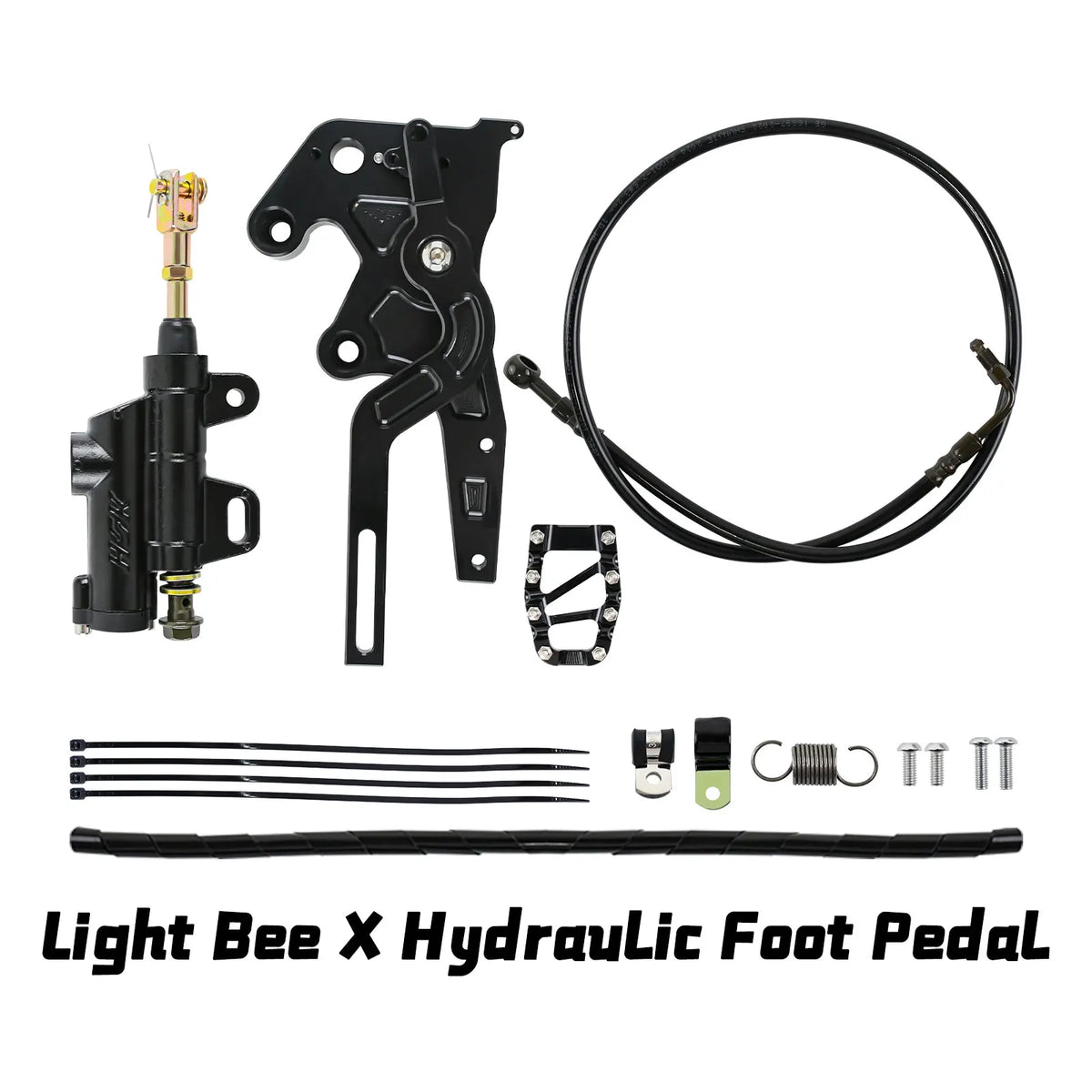 For Surron Foot Brake Kit Light Bee X Hydraulic Foot Pedal Off-road Electric Bike Foot Brake Set for SURRON Motorcycle Mod Parts