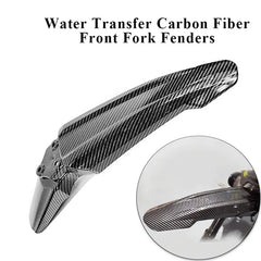 For SurRon Light Bee X Water Transfer Carbon Fiber Front Fork Fender Mudguard Segway X260 Bike Motorcycle For Surron Accessories