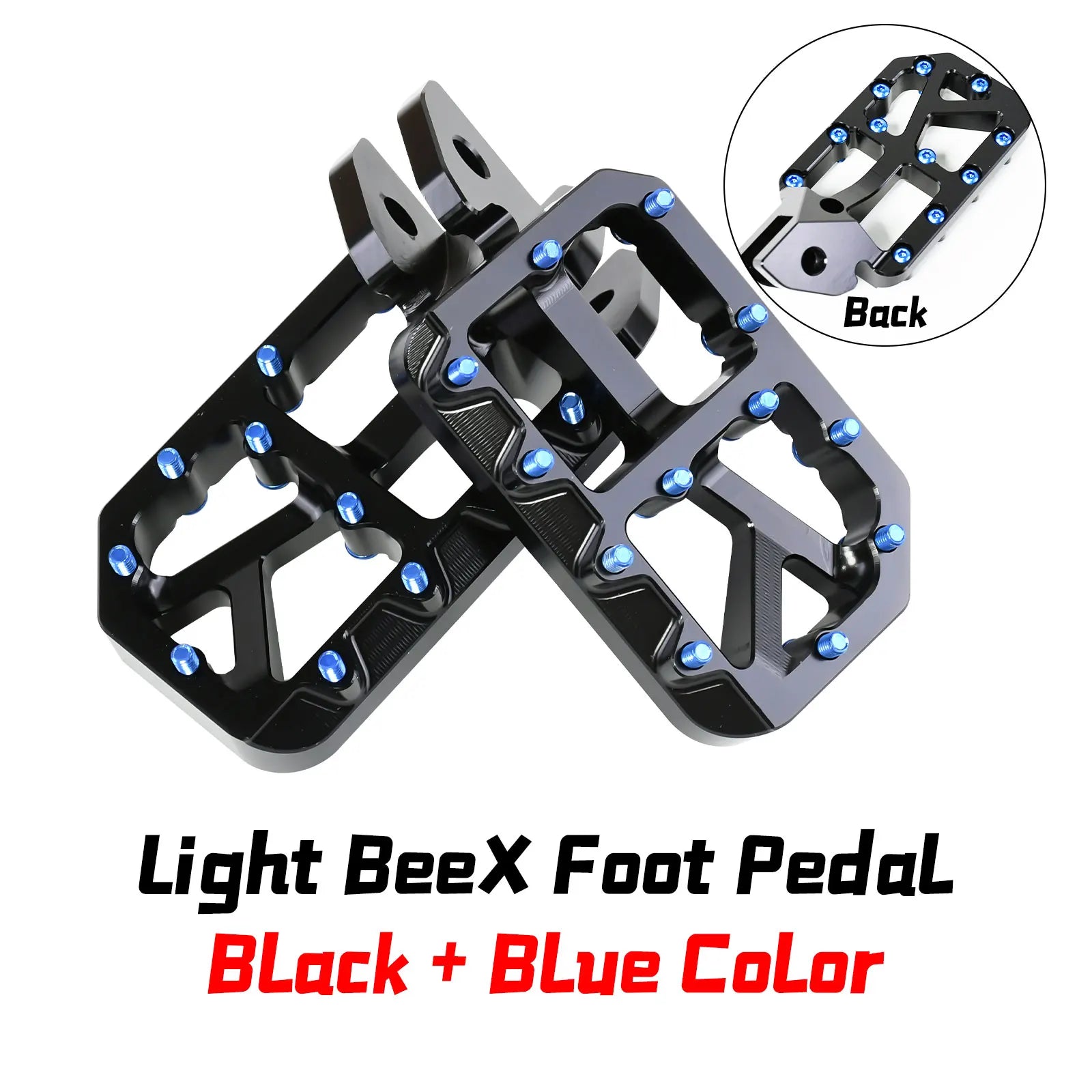For Light BeeX SegwayX160 X260 2025 New Customized Modified Pedal Silver Foot Pedal Off-Road Electric For Motorcycle Accessories