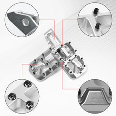 Woodniu Racein CNC Aluminum Foot Pegs Pedals - Wide Platform Footrests for Surron Ultra Bee Electric Dirt Bike