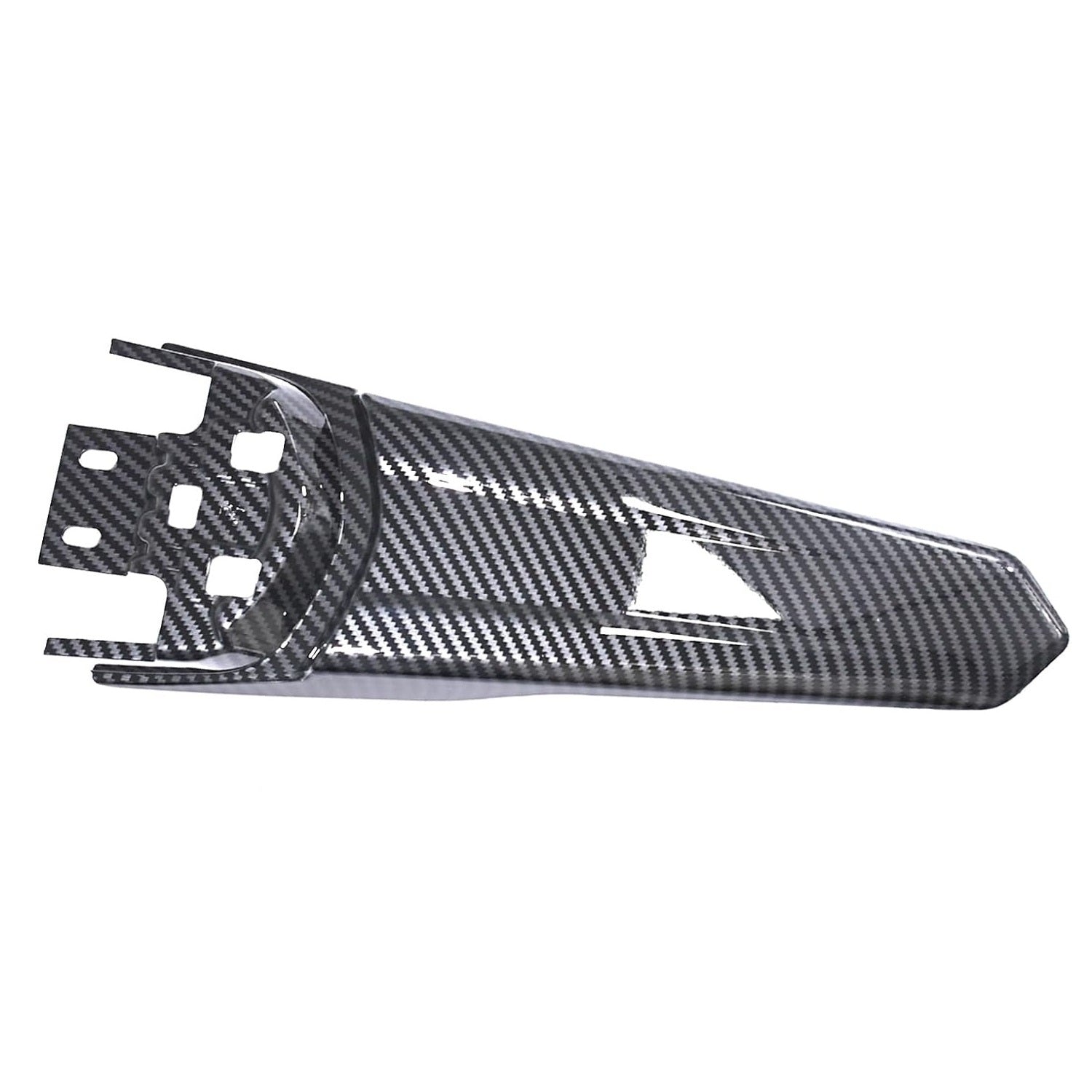 Rear Fender for SurRon Sur Ron X S LBX/ Segway X160 X260, Imitation Carbon Fiber Long Back Mudguard for Surron Sur Ron Light Bee X/S Segway X260 X160 Electric Dirt Bike Parts, Easy Installation, Gift