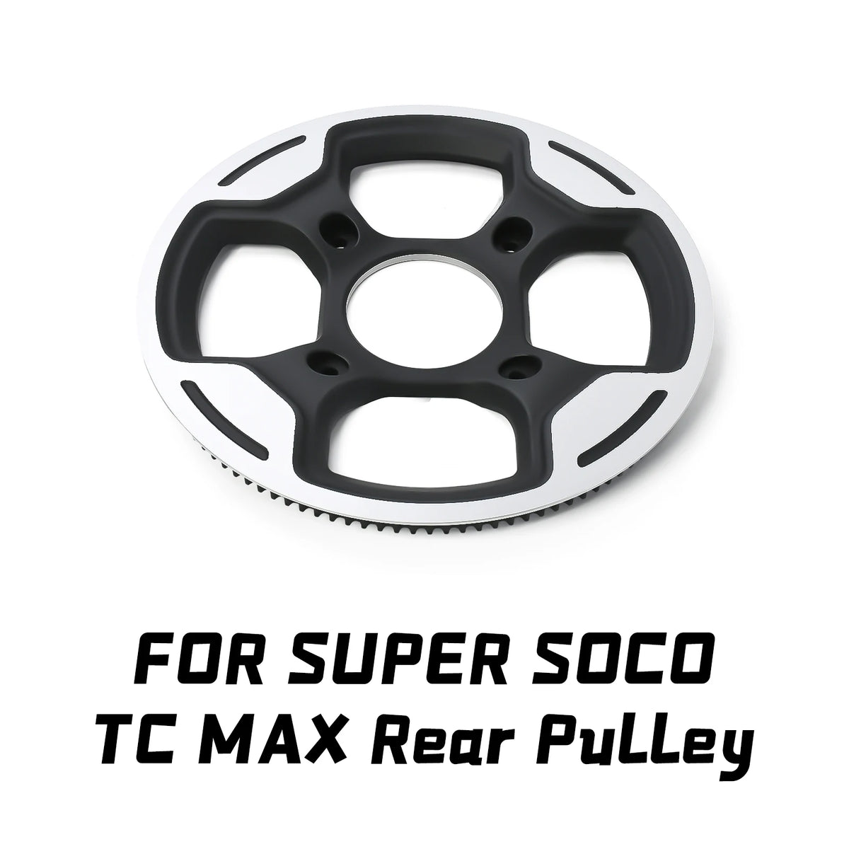 Woodniu Racein Super SOCO TC Max Rear Drive Pulley - Rear Belt Pulley Driven Pulley for Super SOCO TC Max Electric Scooter