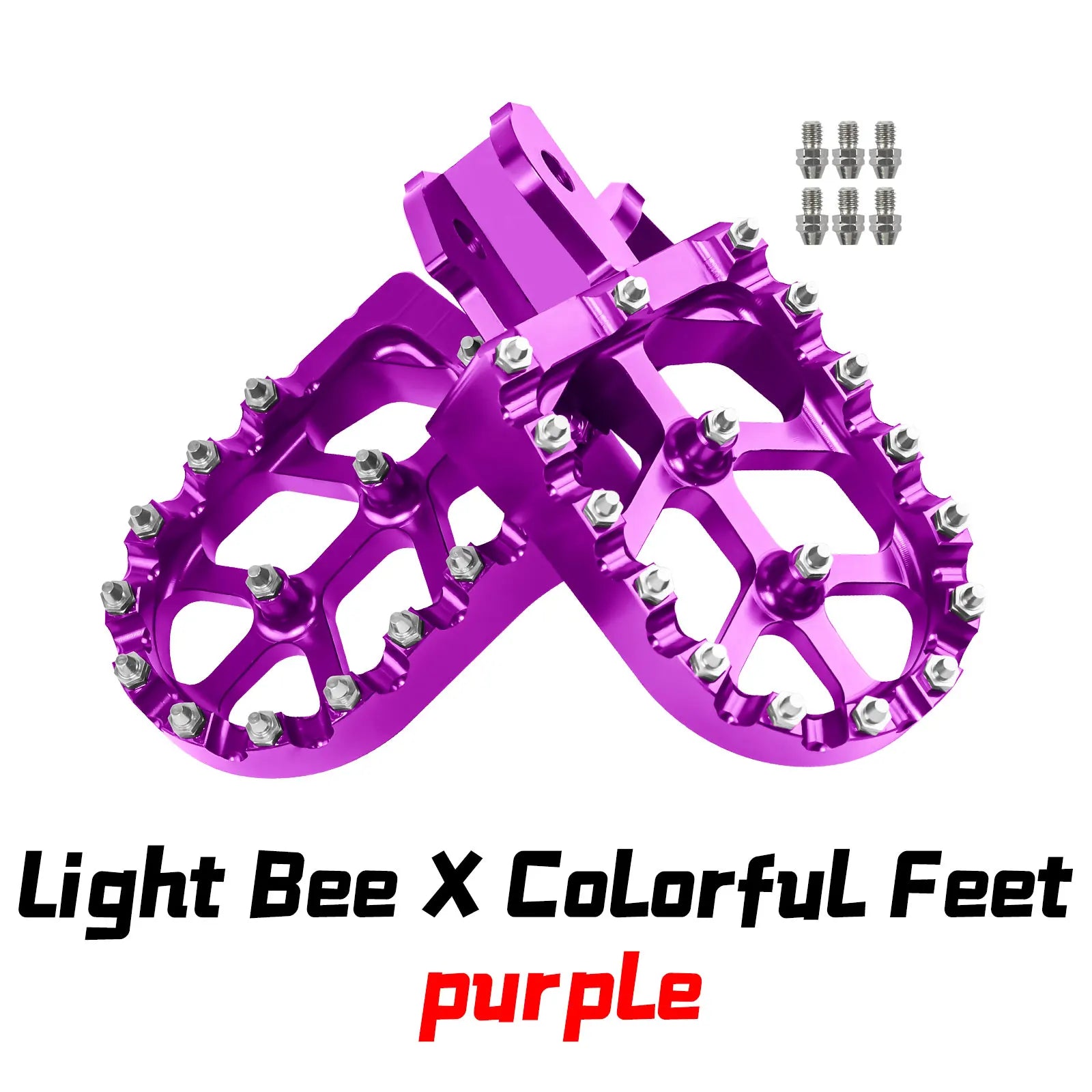 For Surron Foot Pegs Light Bee X/S Rest Footpegs Foot Pegs Electric Bike Off-road For SURRON Pedals Accessories Segway X160 X260