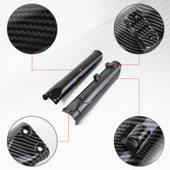 Carbon Fiber Front Fork Protection for SURRON Ultra Bee Front Shock Absorber Guard Protective Water Transfer Surface E-Bike Part