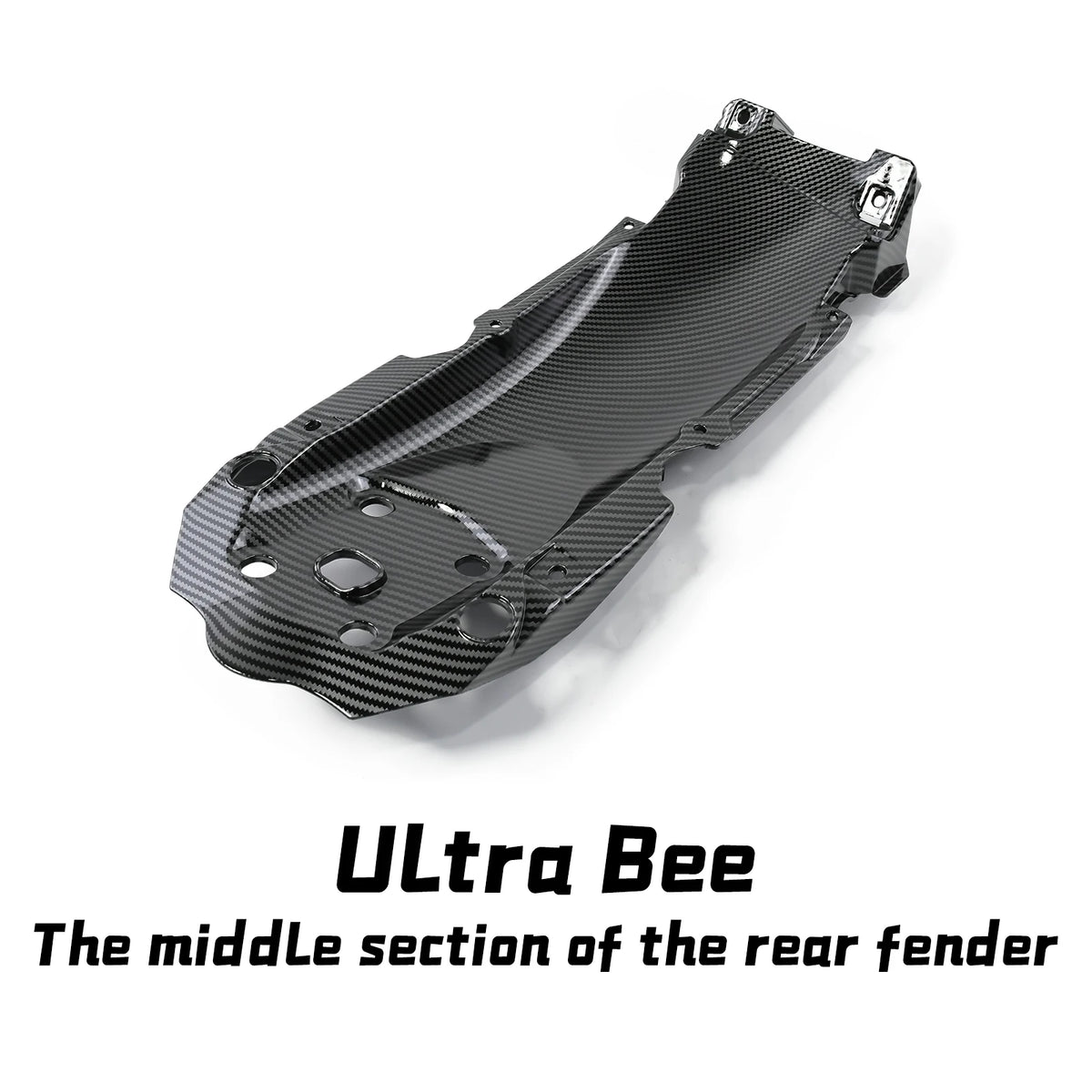 For Surron Ultra Bee Motorcycles Carbon Fiber Rear Wheel Middle Section Water Transfer Pattern for Surron Motorcycle Accessories