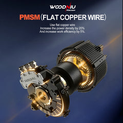 Woodniu Racein Surron Light Bee X Z-Motor 36KW PMSM Motor - 72V 1200A Controller Kit - High Performance Electric Dirt Bike Upgrade