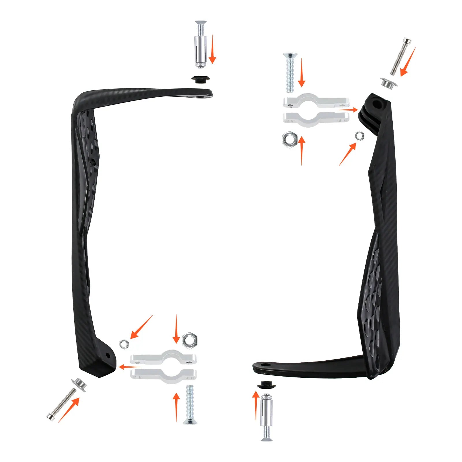 For Surron Parts Light Bee X Motorcycle Hand Guard Black High-quality Motocross Accessories Dirt Pit For Surron Motorcycle Parts