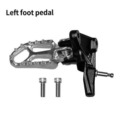 For SURRON Ultra Bee Silver Foot Pedals Assemblies Special Accessories Left and Right Pedal Assembly for Surron Motorcycle Parts