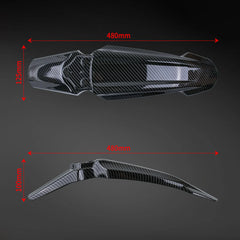 For Zongshen EX1 Motorcycles Fender Electric Dirt Bikes Carbon Fiber Front Mudguard for ZONGSHEN EX1 Motorcycles Accessories