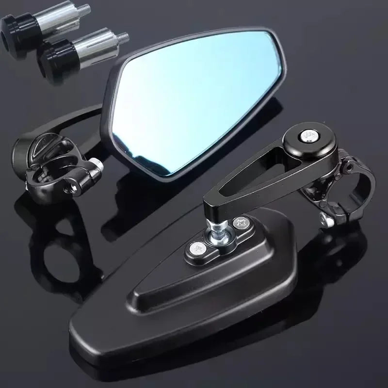 Motorcycle Rearview Handlebar Rearview Mirror For SurRon Light Bee X/S Retro Round Side Mirror for SurRon Motorcycle Accessories