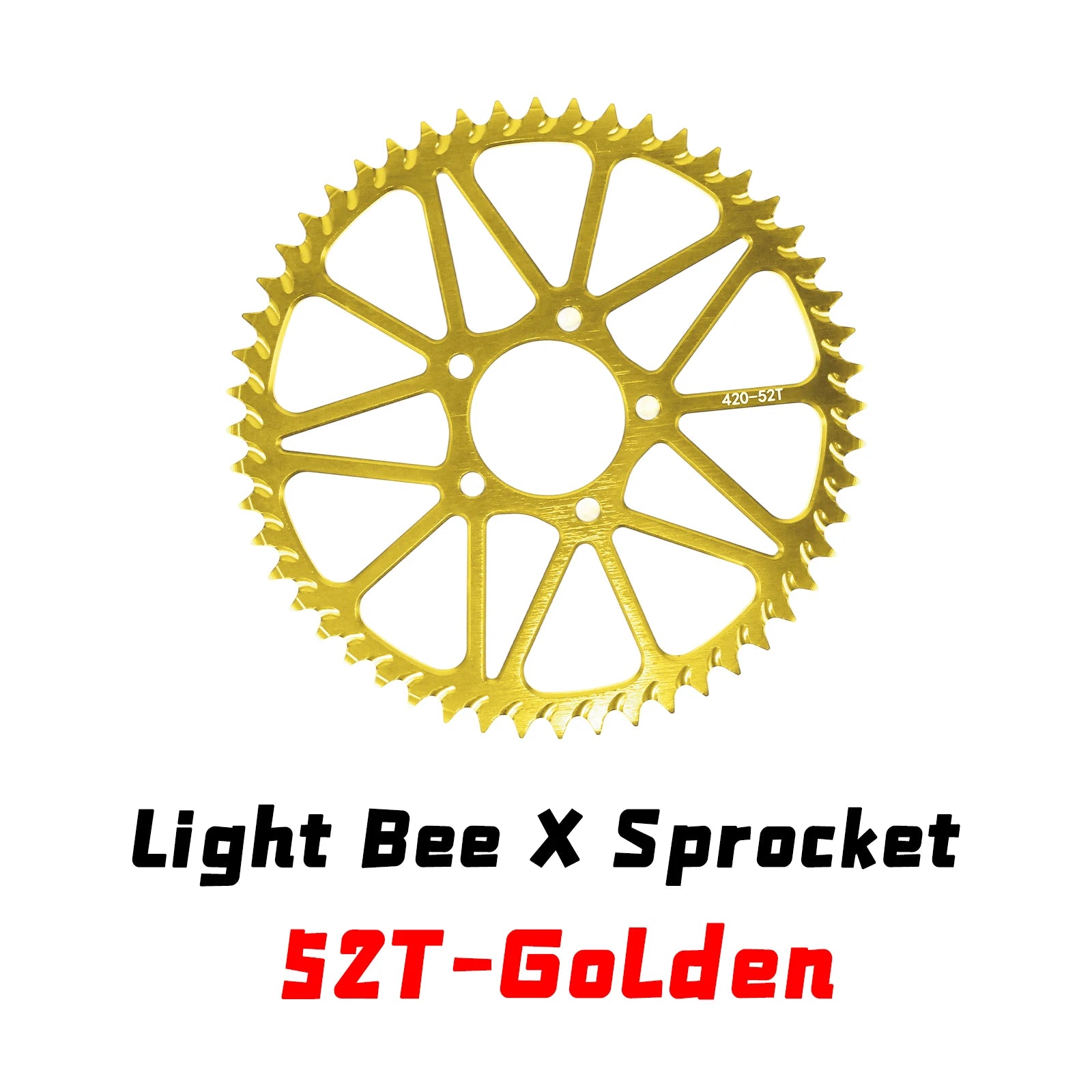 For Surron Light Bee S X Sprocket 48T 52T Tooth Plate Wheel Rear Chain Sprocket for Sur Ron for Segway X160 X260 Motorcycle Part