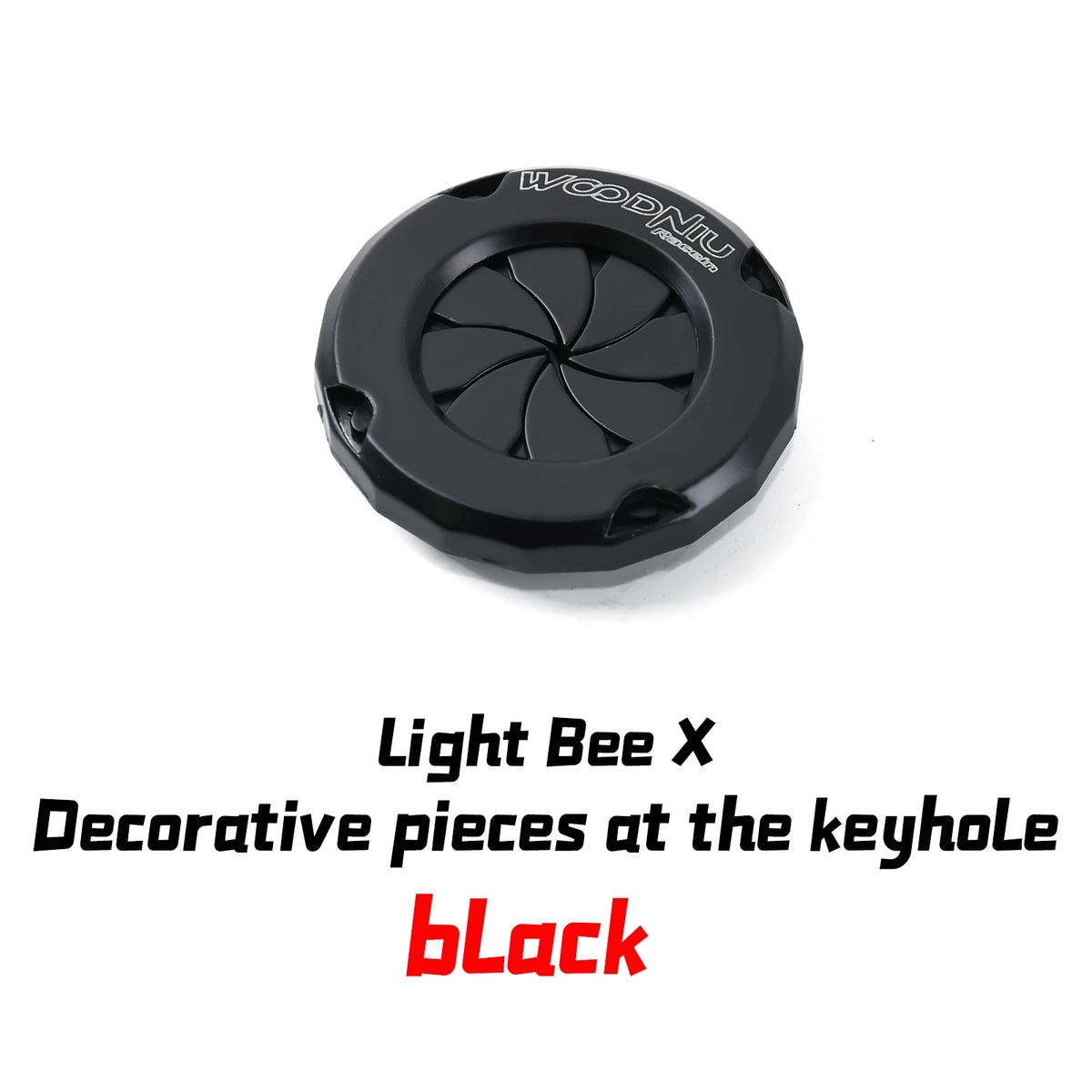 Motrcycles Keyhole Cover for Surron Light Bee X Silver Back Keyhole Decoration Cover Electric Dirt Bike Motorcycle Accessories