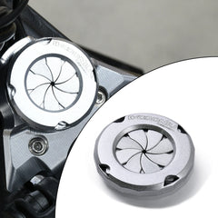 Motrcycles Keyhole Cover for Surron Light Bee X Silver Back Keyhole Decoration Cover Electric Dirt Bike Motorcycle Accessories