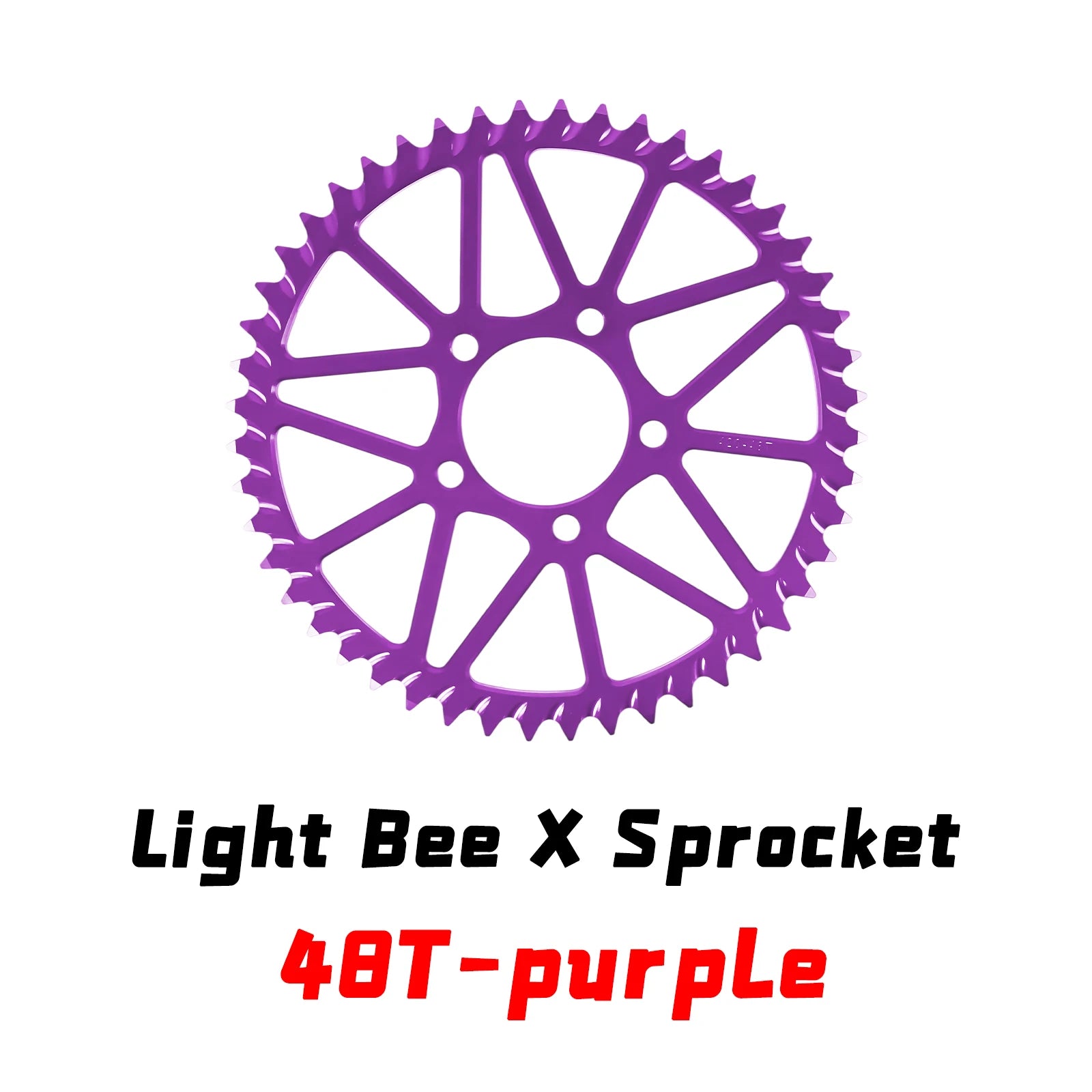 For Surron Light Bee S X Sprocket 48T 52T Tooth Plate Wheel Rear Chain Sprocket for Sur Ron for Segway X160 X260 Motorcycle Part