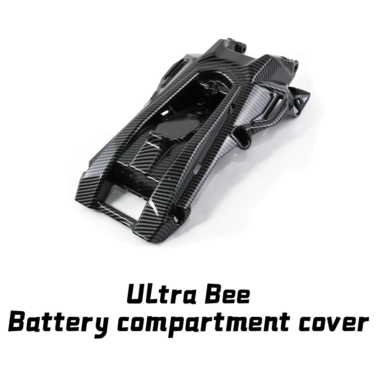 Motorcycle Battery Compartment Cover for Surron Ultra Bee Carbon Fiber Water Transfer Battery Compartment Electric Bike DirtBike