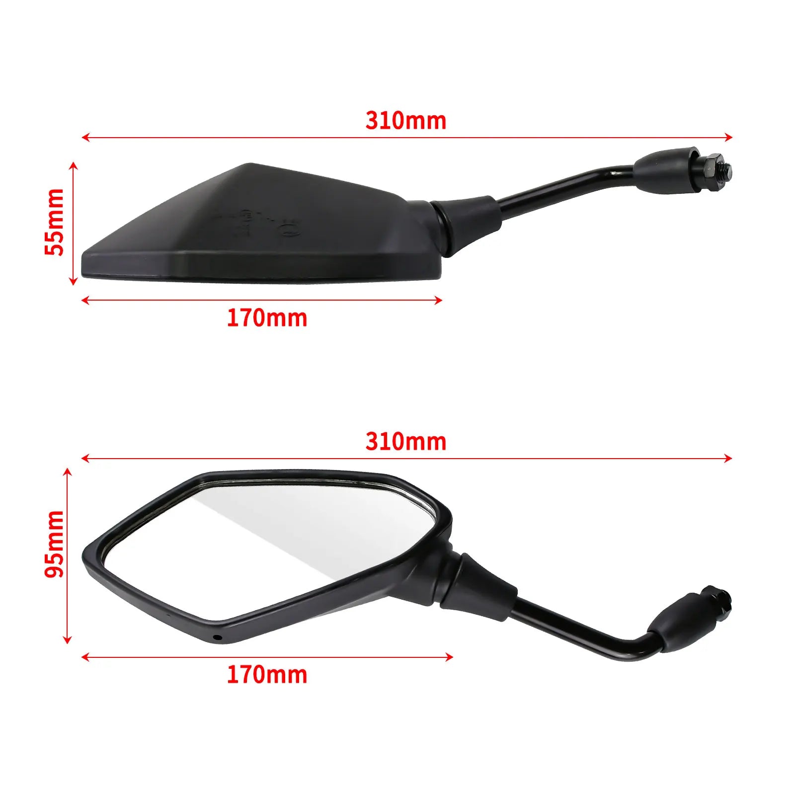 For Surron Motorcycles Rearview Mirror Light Bee X Rearview Handlebar Rearview Mirror Electric Off-Road Bike For SURRON Parts