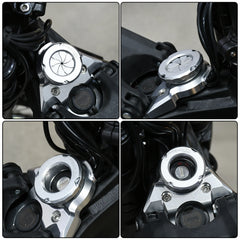 Motrcycles Keyhole Cover for Surron Light Bee X Silver Back Keyhole Decoration Cover Electric Dirt Bike Motorcycle Accessories