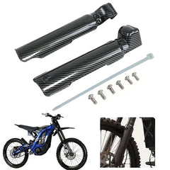 For Surron Light Bee X Front Fork Guard Plate Carbon Fiber Motorcycles Parts Electric Bikes Off-road for Surron Accessories