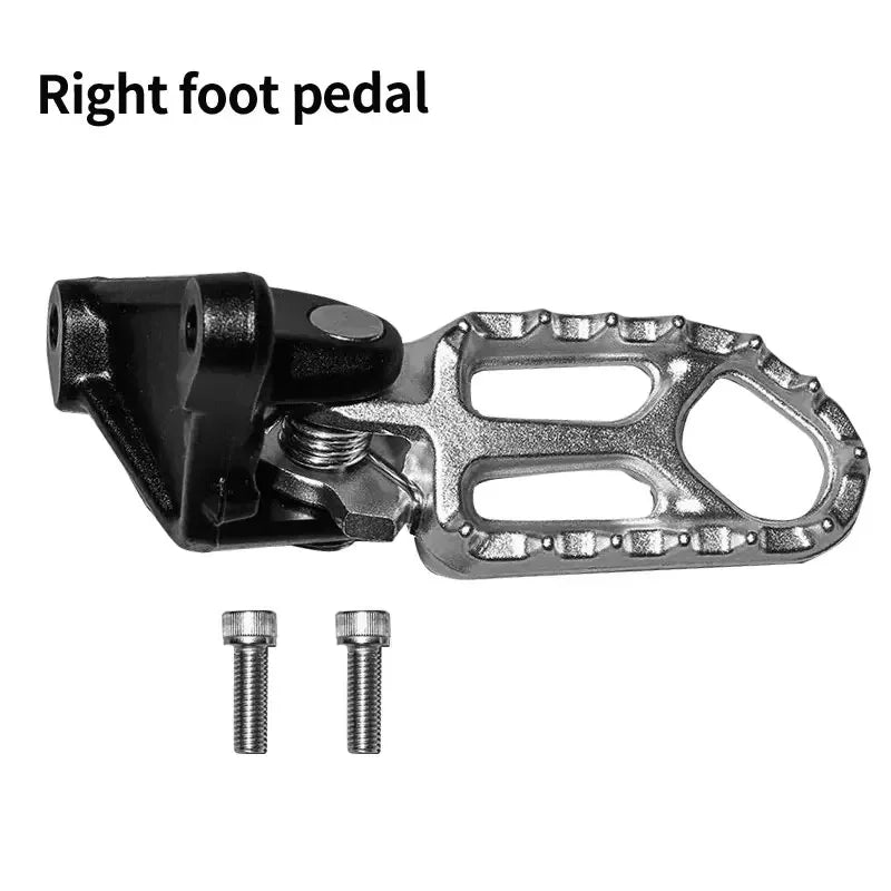 For SURRON Ultra Bee Silver Foot Pedals Assemblies Special Accessories Left and Right Pedal Assembly for Surron Motorcycle Parts