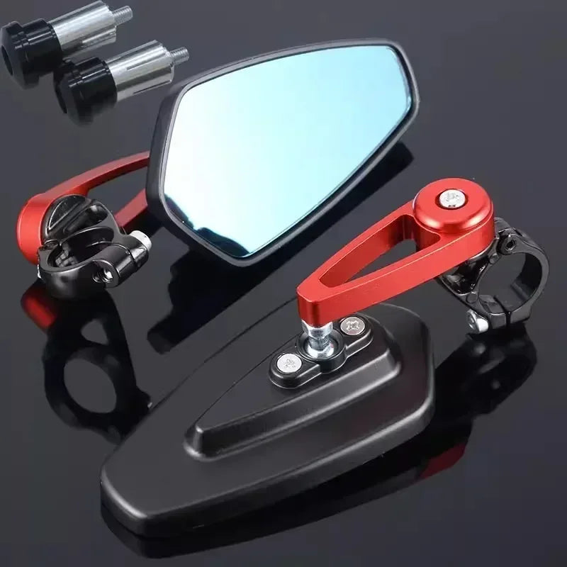 Motorcycle Rearview Handlebar Rearview Mirror For SurRon Light Bee X/S Retro Round Side Mirror for SurRon Motorcycle Accessories